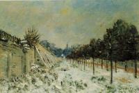 Sisley, Alfred - Snow at Marly-le-Roi